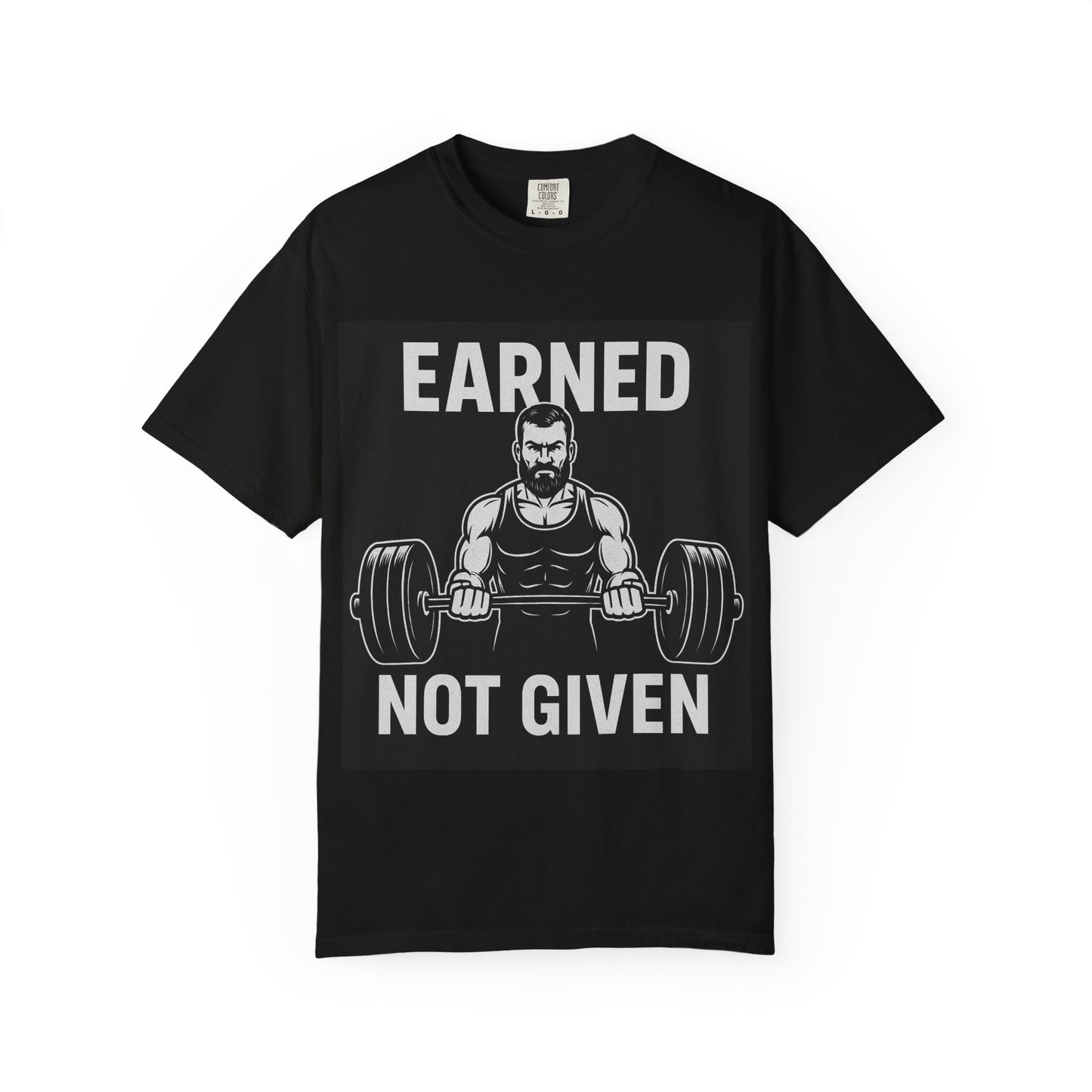 Motivational Workout T-Shirt - "Earned Not Given" Fitness Tee, Gym Apparel, Unisex Exercise Top, Gift for Gym Lovers, Strength [...]