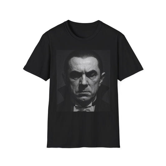 Vintage Horror Icon T-Shirt, Dracula Tee, Unisex Graphic Shirt, Spooky Costume Top, Halloween Apparel, Gift for Horror Fans