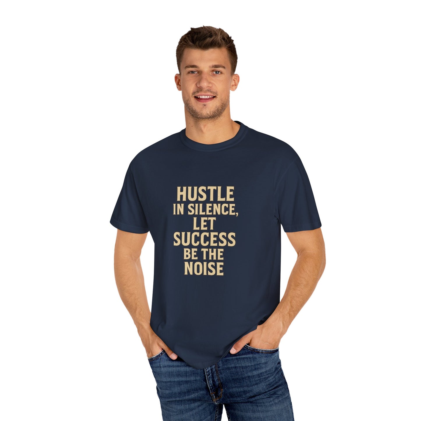 Unisex Motivational T-Shirt - Hustle in Silence, Let Success Be the Noise, Inspirational Apparel, Gift for Entrepreneurs, Casual Wear, [...]
