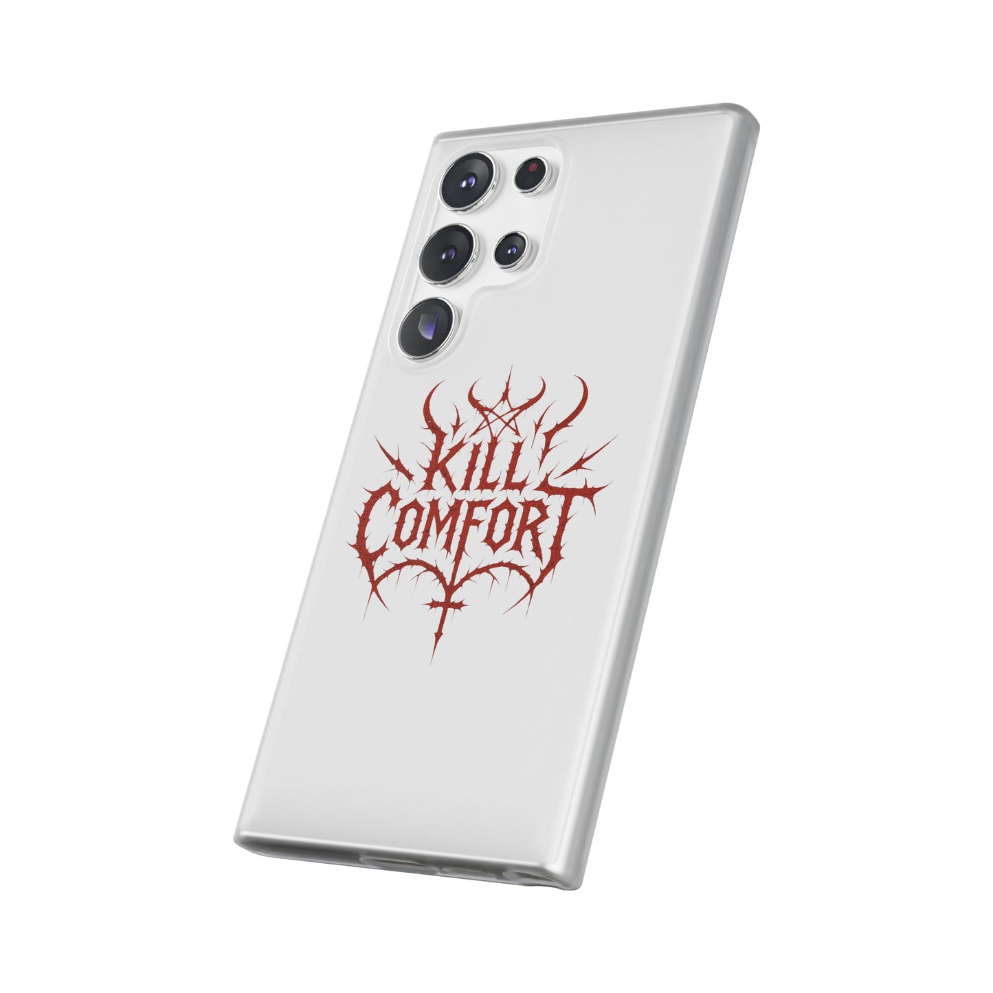 Edgy Flexi Cases for Tough Love | Gothic Phone Cover, Grunge Gift, Alternative Style, Unique Design, Kill Comfort