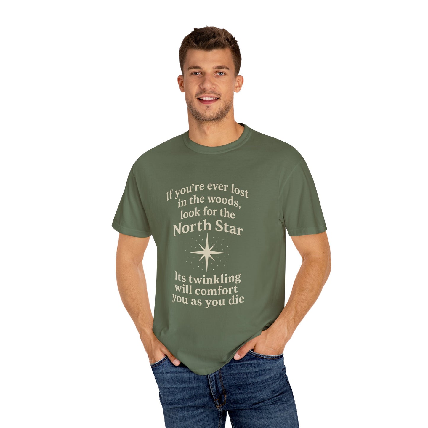 Guiding Star T-Shirt - Adventure Apparel, Inspirational Gift, Nature Lover's Tee, Hiking Gear, Casual Style
