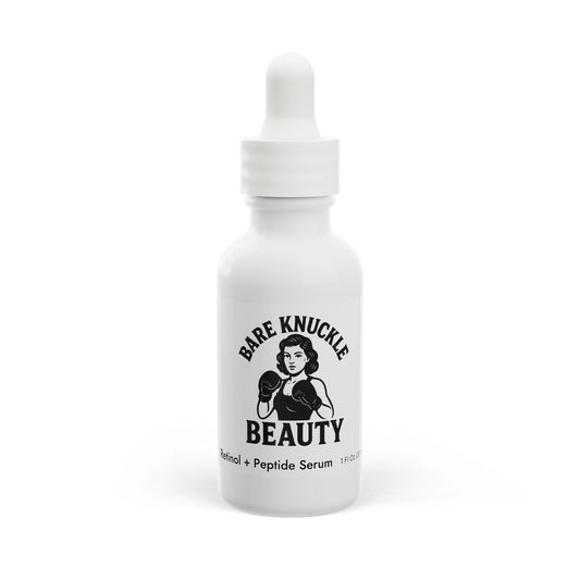 Bare Knuckle Beauty Retinol and Peptide Face Serum, 1oz