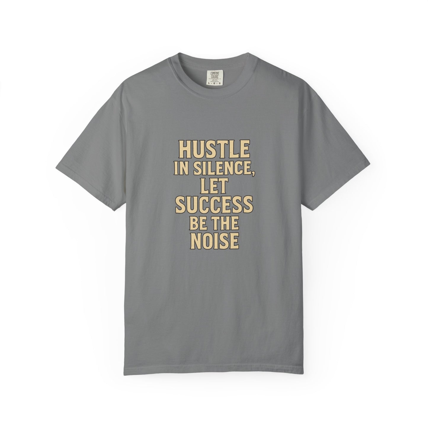 Unisex Motivational T-Shirt - Hustle in Silence, Let Success Be the Noise, Inspirational Apparel, Gift for Entrepreneurs, Casual Wear, [...]