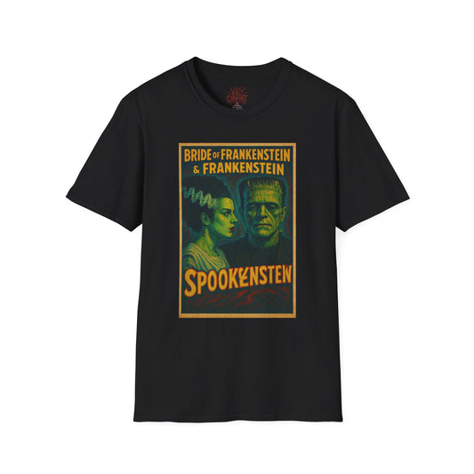 Spooktacular Bride of Frankenstein T-Shirt | Halloween Tee, Horror Shirt, Unisex Graphic Tee, Vintage Style Shirt, Fun Costume Top