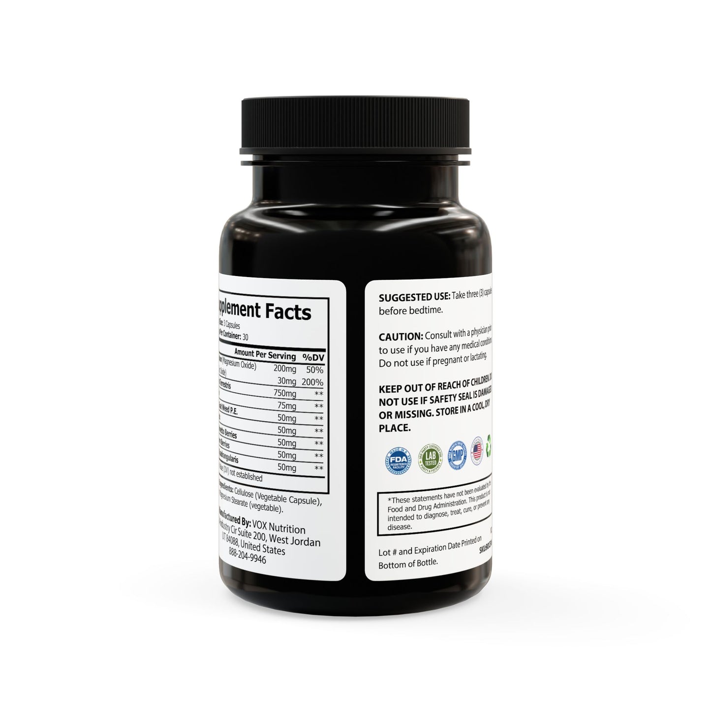 Magnesium Zinc Supplement (90 Capsules) Titan Essentials