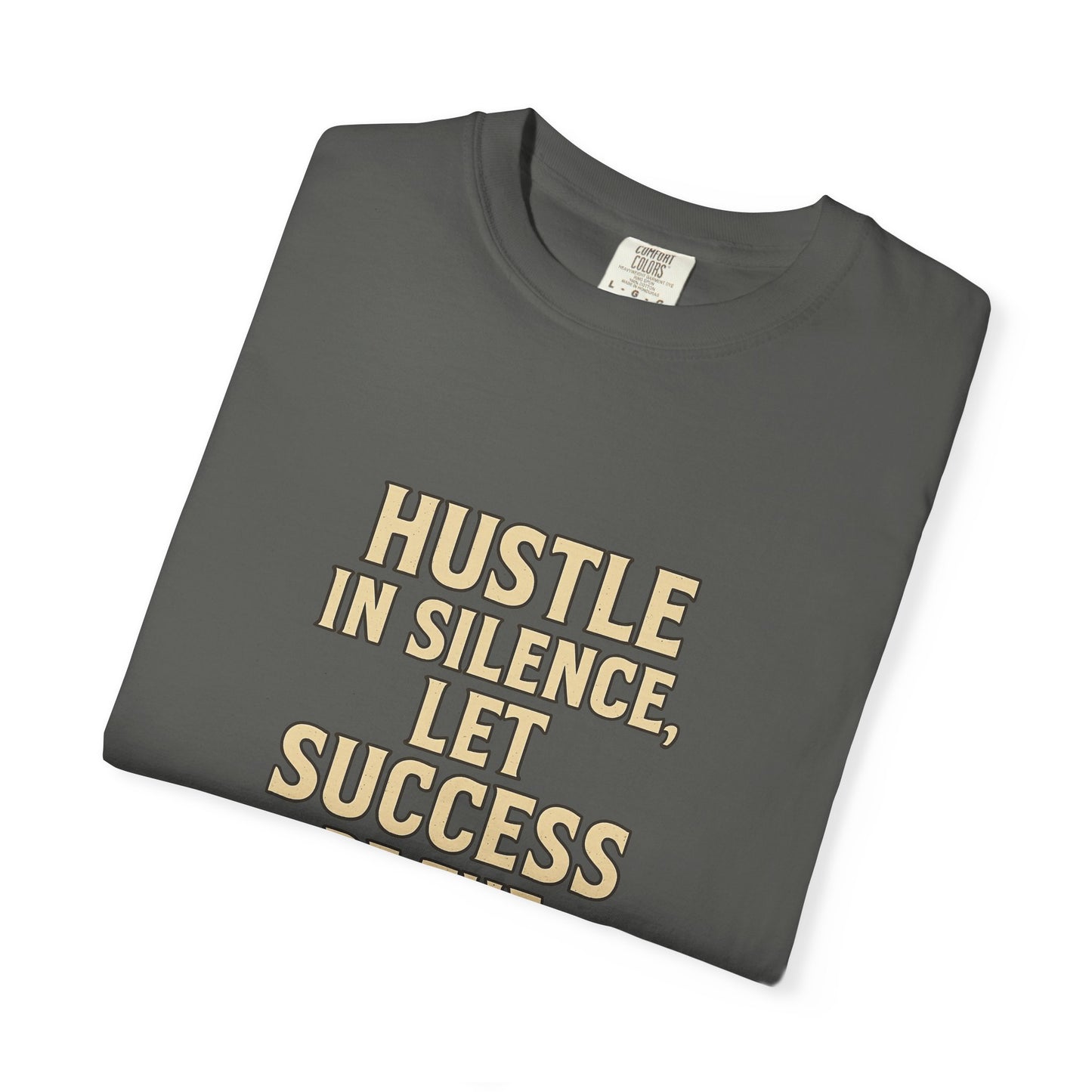 Unisex Motivational T-Shirt - Hustle in Silence, Let Success Be the Noise, Inspirational Apparel, Gift for Entrepreneurs, Casual Wear, [...]