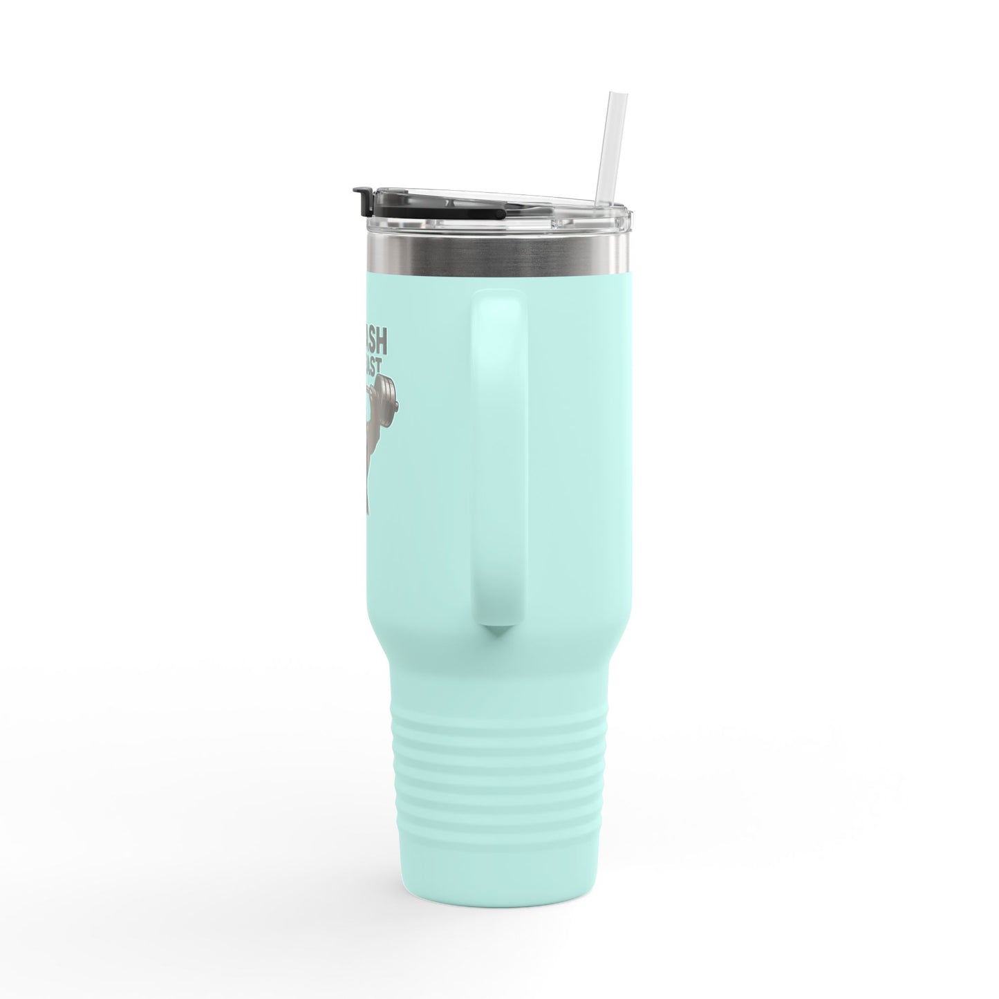 Insulated Travel Mug, 40oz - Unleash the Beast Design for Fitness Enthusiasts, Gym Goers, Gift for Him, Workout Companion