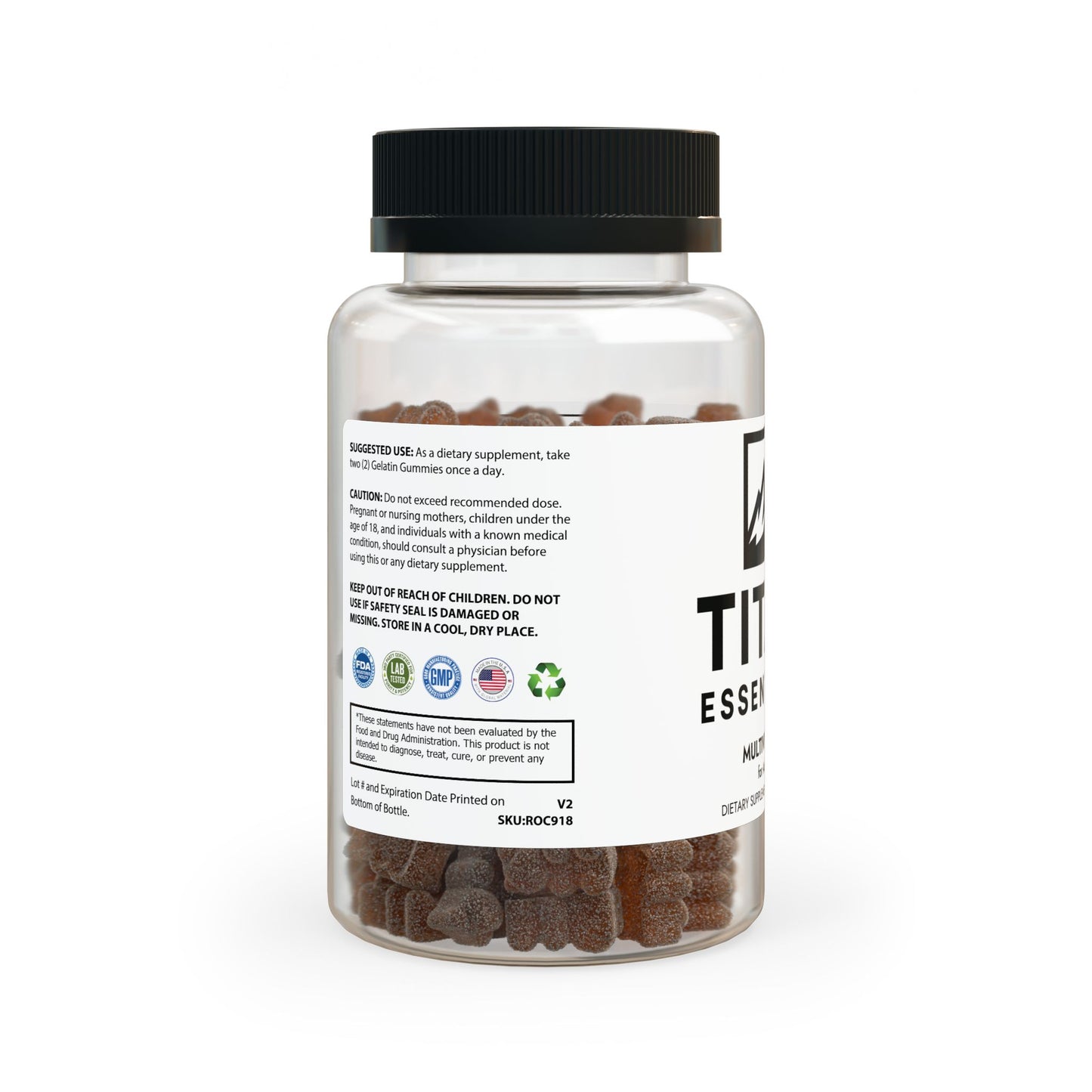 Multivitamin Gummies for Adults (60 Gummies) Titan Essentials