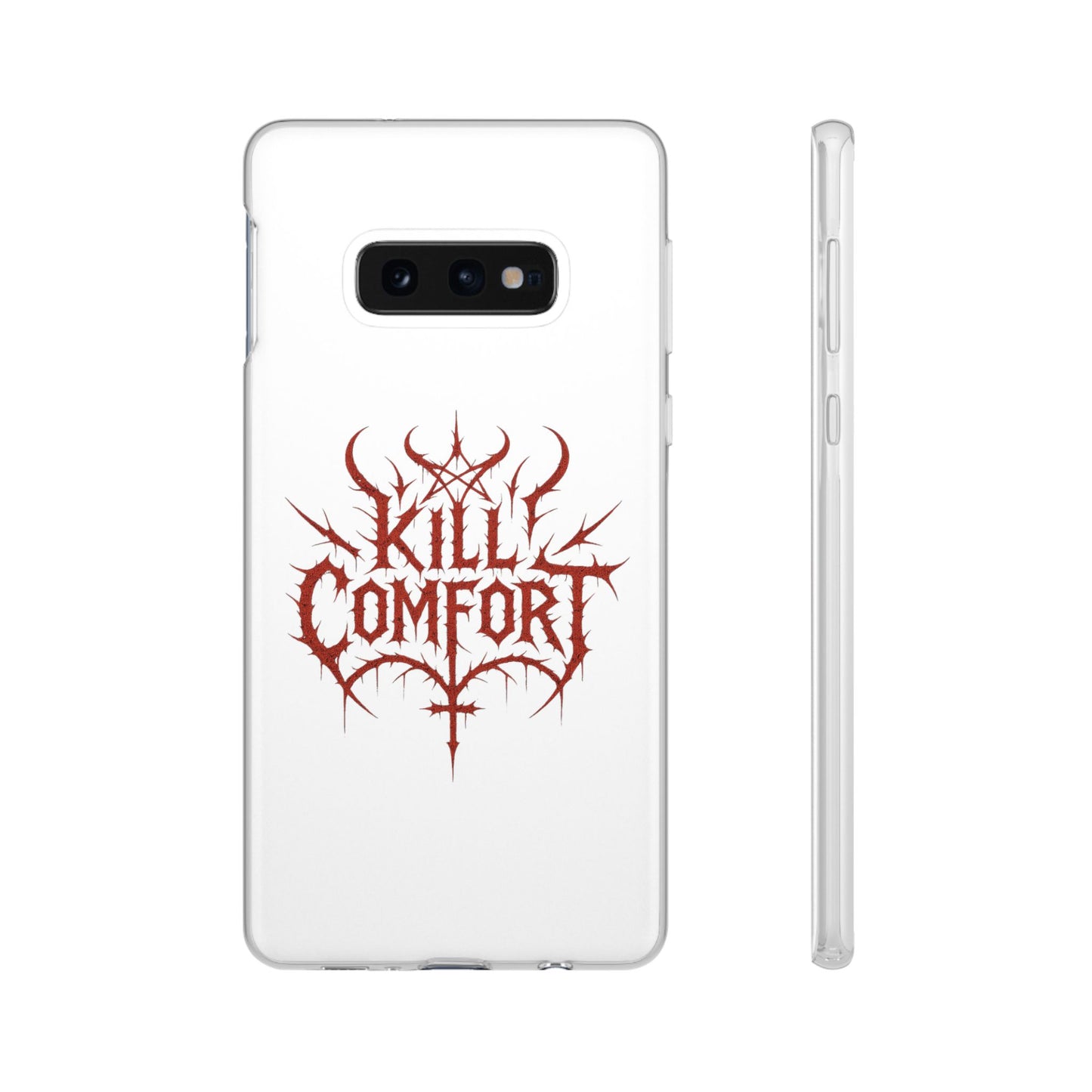 Edgy Flexi Cases for Tough Love | Gothic Phone Cover, Grunge Gift, Alternative Style, Unique Design, Kill Comfort