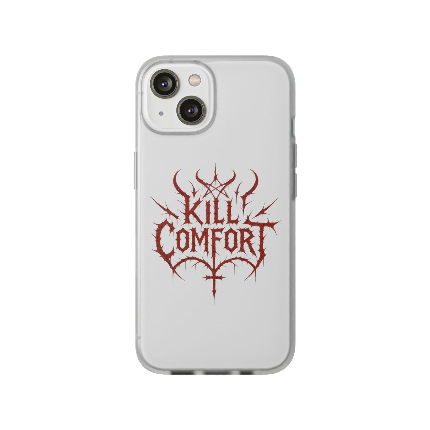 Edgy Flexi Cases for Tough Love | Gothic Phone Cover, Grunge Gift, Alternative Style, Unique Design, Kill Comfort