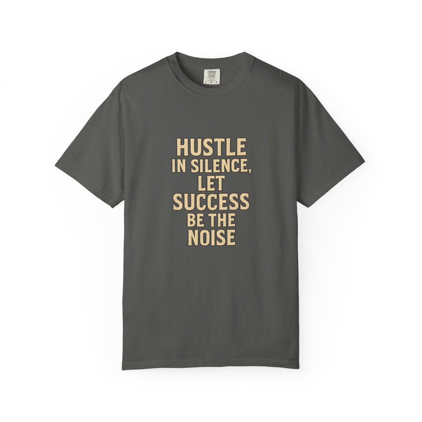 Unisex Motivational T-Shirt - Hustle in Silence, Let Success Be the Noise, Inspirational Apparel, Gift for Entrepreneurs, Casual Wear, [...]
