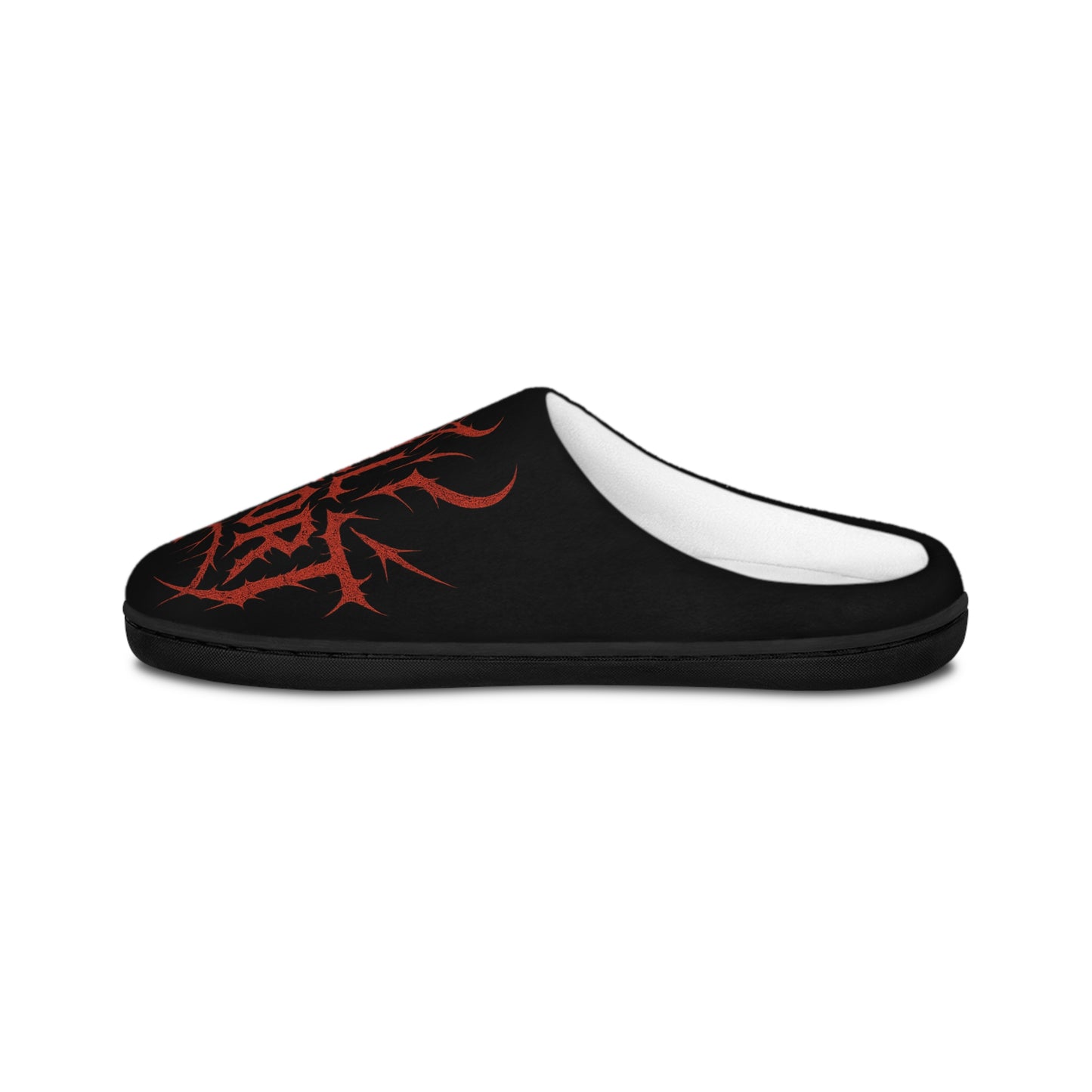 Men's Indoor Slippers with Bold Graphic, Cozy Slip-Ons for Home, Perfect Gift for Him, Unique House Shoes, Relaxation Essentials