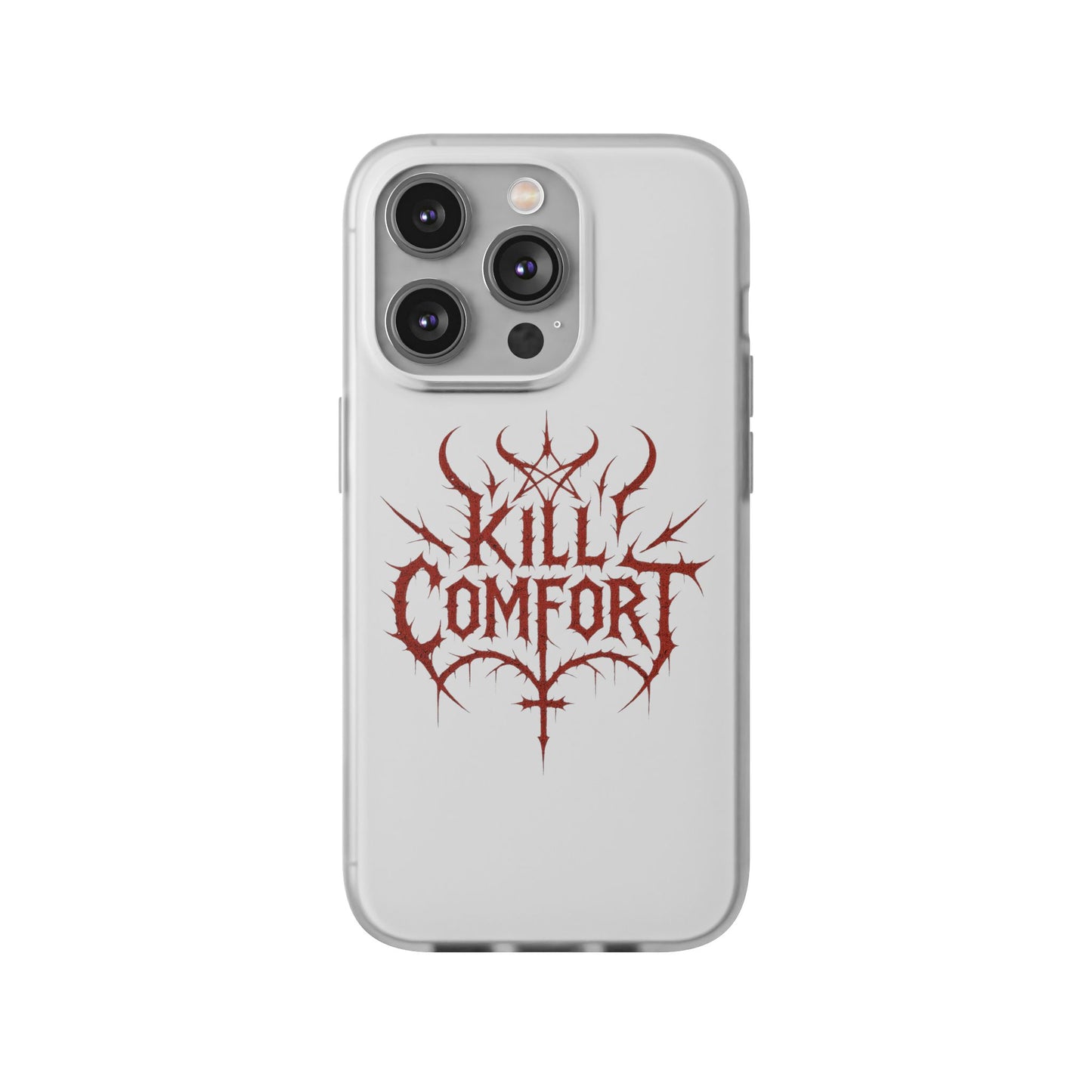 Edgy Flexi Cases for Tough Love | Gothic Phone Cover, Grunge Gift, Alternative Style, Unique Design, Kill Comfort